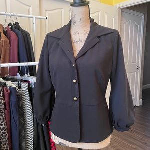 CAbi Black Blazer Jacket Size S